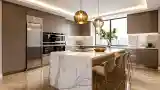 Kuchnia Glamour z Marmurem