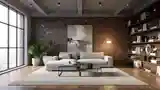 Loft z cegłą i betonem