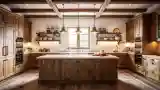 Rustic Kitchen with Wood Accents