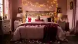 Rustic Bedroom in Rose Tones