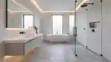Minimalist Bathroom with Marble