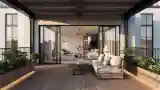 Kondygnacja z betonu i drewna