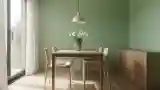 Minimalistna Sala Jadalnia z Drewnem
