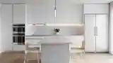 Nowoczesna Kuchnia z Betonem i Drewnem