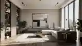 Minimalist Living Room with Luxury Touches