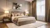 Glamour Bedroom with Velvet Opulence