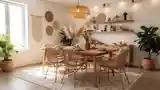 Elegancka Sala Do Jadalni W Stylu Bohemian