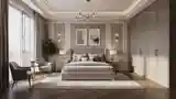 Szlachetny Pokój Nocny w Stylu Modern Classic