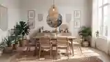 Elegancka Jadalnia w Stylu Boho