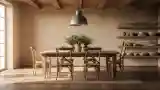 Elegancka Jadalnia w Stylu Rustyku