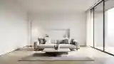 Nowoczesny salon z minimalistycznym designem