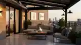 Industrial Terrace with Urban Elegance