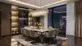Glamour Dining Room with Marble
