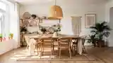 Elegancka Jadalnia w Stylu Boho