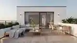 Terrasa Skandynawska z Drewnem