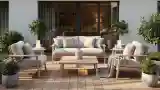 Scandinavian Terrace with Wood