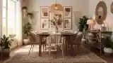 Luxury Bohemian Dining Room