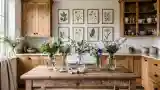 Rustic Kitchen with Wood