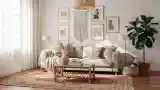 Elegancki Pokój W Spałym Stylu Boho