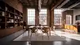 Łazienka Loft z Cegłą i Drewnem