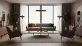 Dining Room with Wood and Light