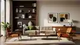 Mid-Century Modern Lounge Room
