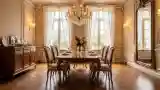 Golden Dining Room Elegance