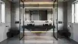 Minimalist Bathroom in Raw Concrete