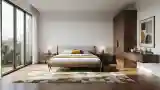 Sunlit Mid Century Modern Bedroom