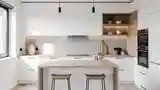 Scandinavian Kitchen with Wood