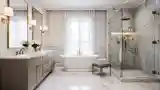 Klasyczna łazienka z marmurem