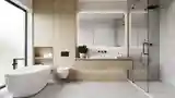 Skandynawski salon łazienkowy