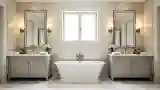 Elegancka łazienka z marmurem
