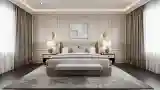 Luxury Bedroom in Monochrome Elegance