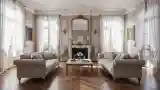 Neoclassical Living Room with Sofas