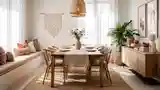 Elegancka Jadalnia w Stylu Boho