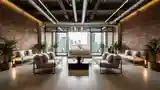 Industriálny taras z wizją miasta