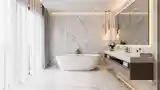 White Marble and Warm Glow