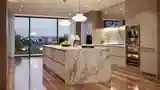 Kuchnia Glamour z Marmurem