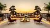 Glamorous High-Rise Terrace Lounge