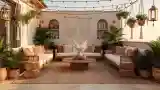 Bohemian Terrace with Natural Textures
