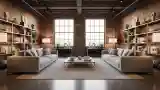 Prestiżowy salon industrialny