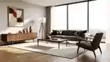 Sunlit Mid-Century Modern Living Room