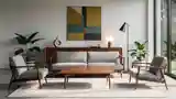Luminous Mid-Century Modern Living Room