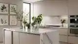 Moderny Kuchnia z Marmurowym Wysokim Blatem