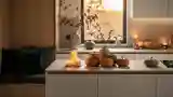 Japandi Kitchen Bathed in Warmth