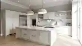 Elegant Kitchen with Marble Accents