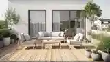 Terrasa Skandynawska z Drewnem