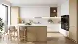 Scandinavian Kitchen with Wood