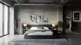 Luxury Industrial Bedroom